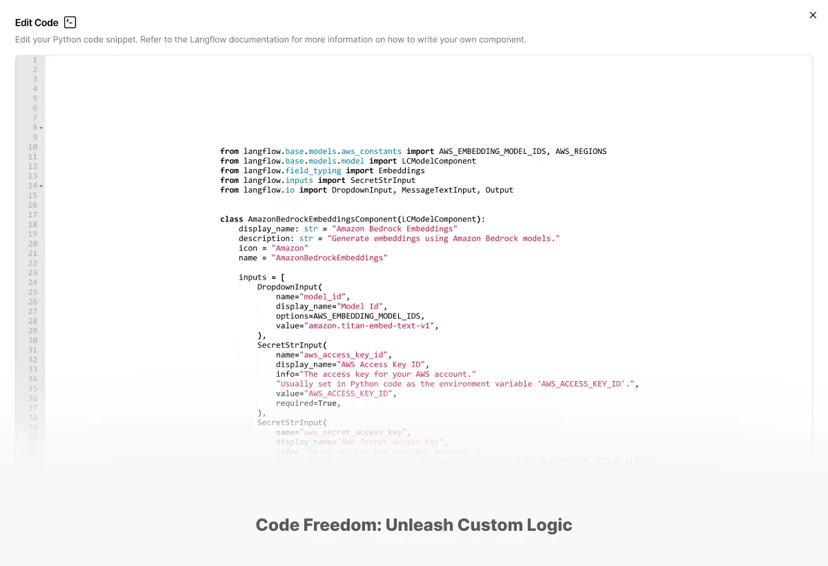 Custom logic and code freedom interface showing flexible rule-based workflows